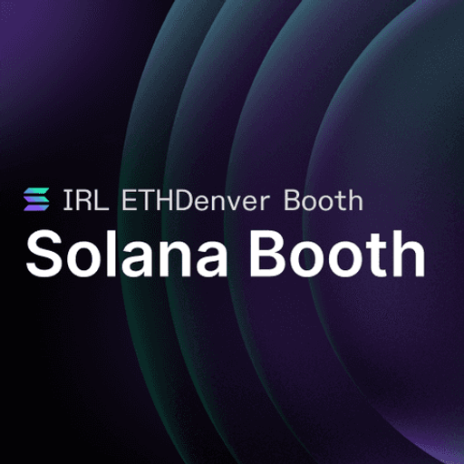 Solana Booth at ethDenver