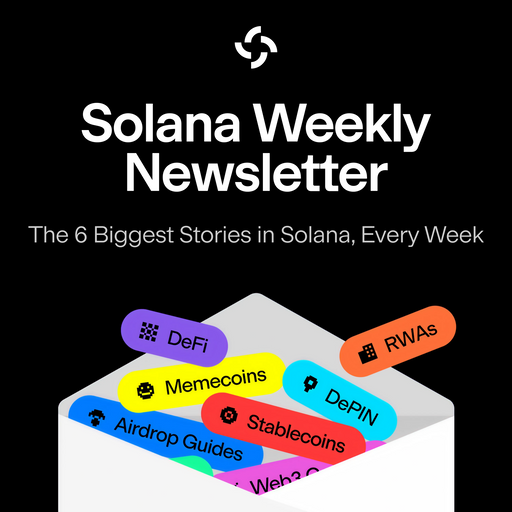 Solana Weekly Newsletter Banner